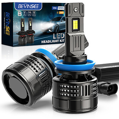 BEVINSEE 2x V55 H16 H11 LED Foglight Replace Bulbs Fits Subaru Outback 2010 2014