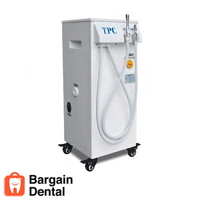 TPC Dental Products Mobile Vacuum Portable System w HVE SE Valves
