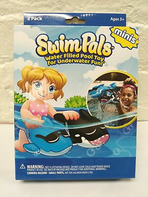 #ad #ad SWIMPALS MINIS KIDS WATER FILLED POOL TOY 2 PACK ORCA amp; DOLPHIN
