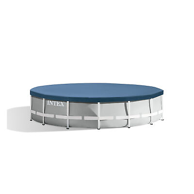 Intex 28032E 15 Foot Round Above Ground Swimming Pool Cover Pool Cover Only