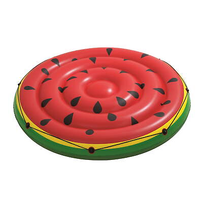 #ad 6#x27;2quot; Red Watermelon Island Inflatable Pool Float for Kids amp; Adults