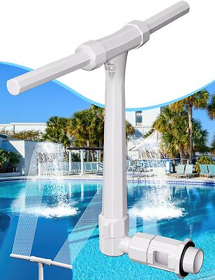 #ad Kompoll Pool Fountain Above Swimming Pools Adjustable Water Dual Spray Sprink...