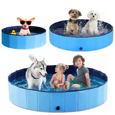 Foldable Pet Bath Dog Pool Outdoor PVC Portable Swimming Pool for Pets and Kids