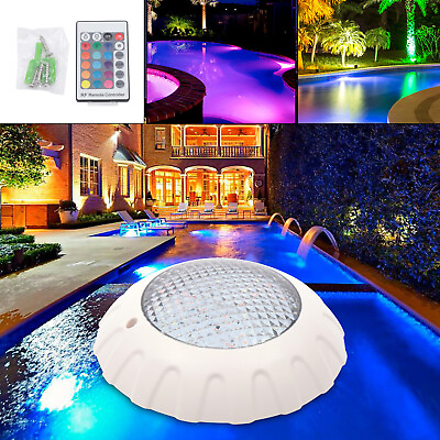 12V 38W RGB Swimming Pool Lights LED Fountain Underwater Light IP68 Waterproof
