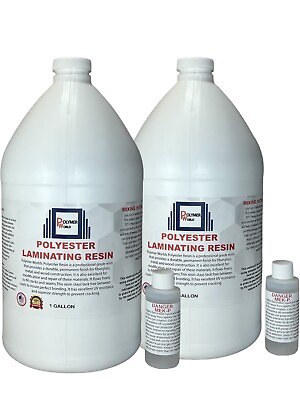 #ad #ad Polymer World Polyester Resin 2 Gallons For Boats RV#x27;s Canoes Fiberglass Autos