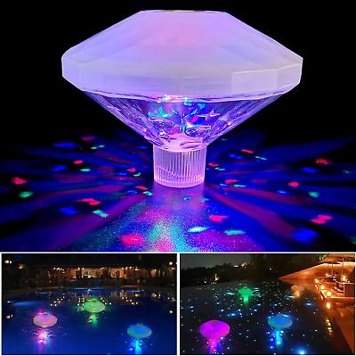 #ad Swimming Pool Lights for Pool: LED Color Changing Floating Pool Lights That Flo