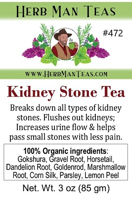 #ad KIDNEY STONE TEA designed to slowly dissolve kidney stonesamp; improve urine flow