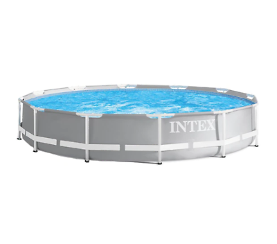 #ad Intex 26711EH 12ft x 30in Prism Metal Frame Swimming Pool WITH FILTER PUMP NEW