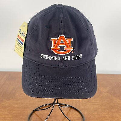 #ad Auburn Tigers Swimming and Diving Hat Cap The Game Navy Cotton Snapback One Size