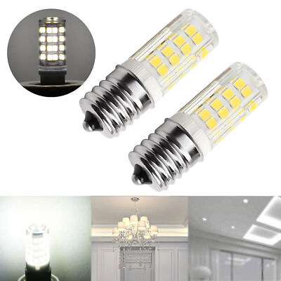 2X Microwave LED Replacement Light Bulb for Appliance E17 Socket 4W Oven Bulbs