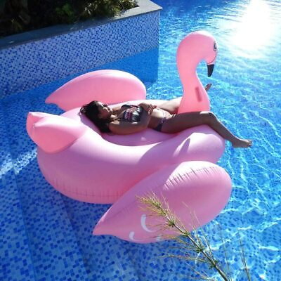 74 Inch X Large Giant Inflatable Flamingo Float Pink Swimming Toys Pool PARTY