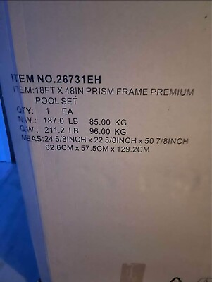 #ad Intex Prism Frame Round 18 Foot x 48 Inch Pool Set with Filter