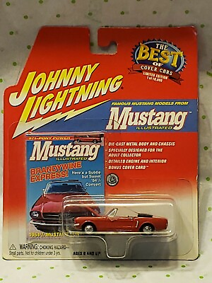 Johnny Lightning Best Cover Cars 1964 1 2 Ford Mustang Convertible Red Diecast
