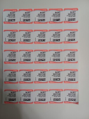 #ad Discount Postage Stamps 4 Sheets Of $4.00 Stamps. Face Value $4.00
