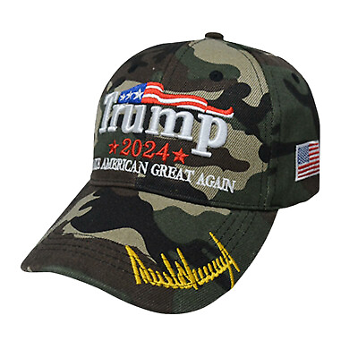 #ad Trump 2024 MAGA Hat Save America Again Embroidered Cap Donald Trump Cap Unisex