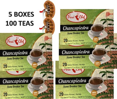 Chanca Piedra HERB Tea Liver Kidney Gallbladder BREAK STONES 100 bag PERU