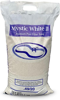 #ad Mystic White II Swimming Pool Filter Sand 50Lb Bag