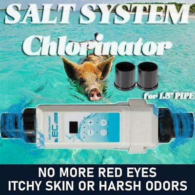 #ad Water Chlorinator System 26k Gallon Salt Chlorine Generator Saltfor Above Pool