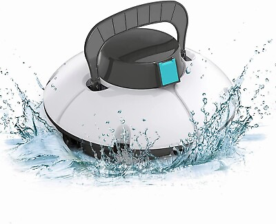 RENEWED Cordless Automatic Pool Cleaner Strong Suction with Dual Motors