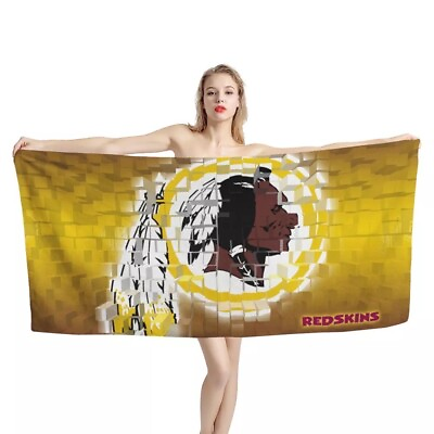 #ad Washington Redskins 30x60 Beach Towel NEW Summer Pool US Stock Shipping In 1 Day