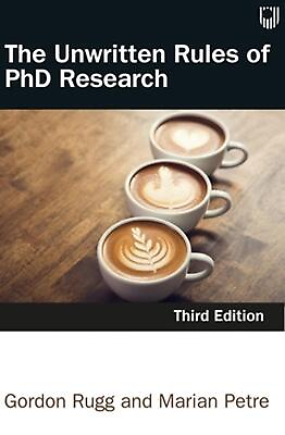 #ad The Unwritten Rules of PhD Research 3e by Marian Petre Paperback Book